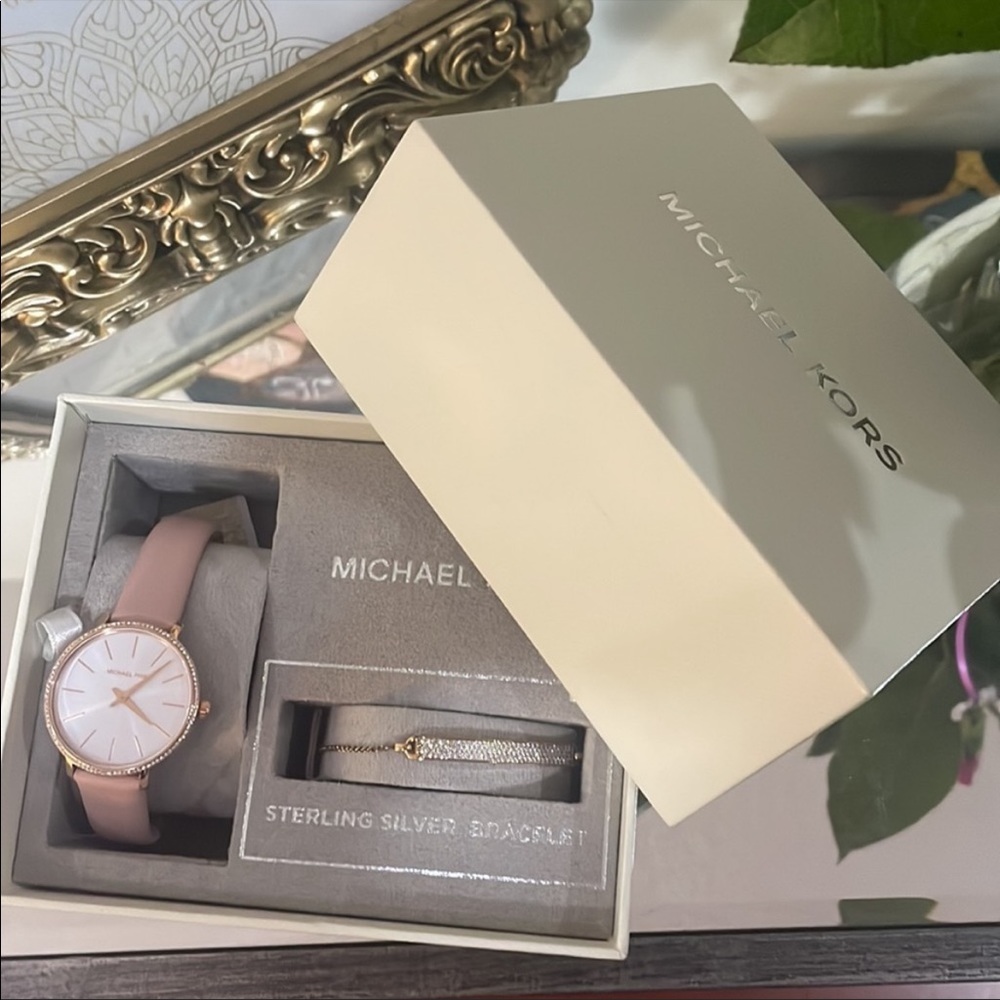 Michael kors watch and bracelet
